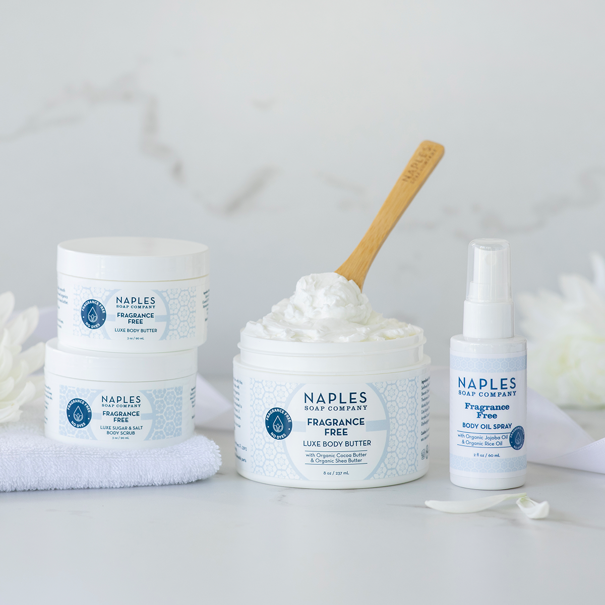 Fragrance-Free, Dye-Free Skin & Hair Care for Sensitive Skin