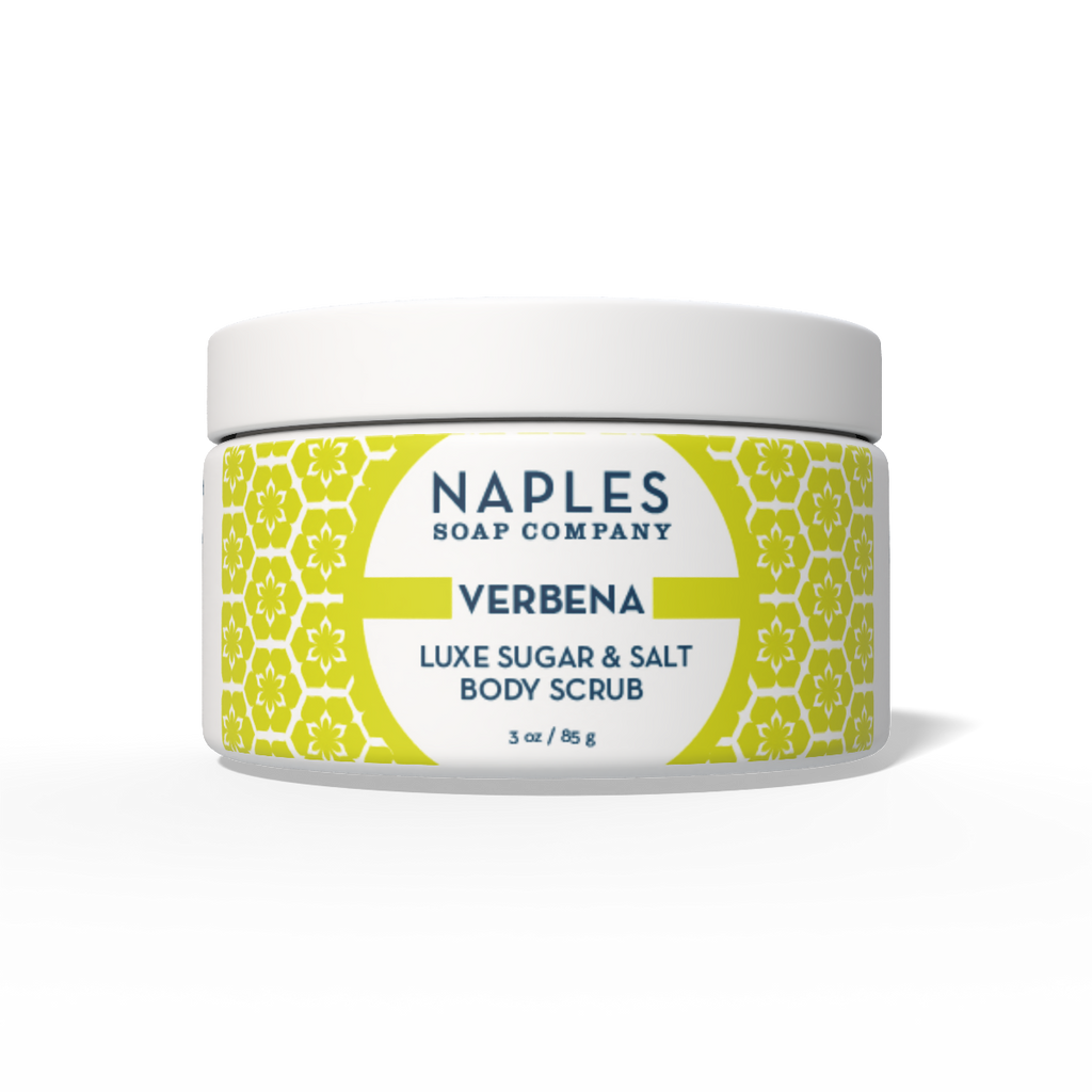 Verbena Luxe Sugar & Salt Body Scrub 3 oz – Naples Soap Company