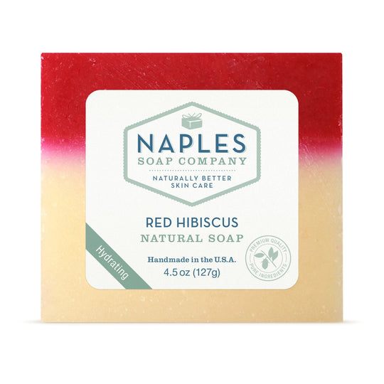 Red Hibiscus Natural Soap 4.5 oz
