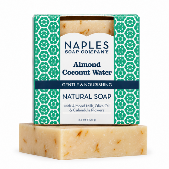 Almond Coconut Water Natural Soap Hero