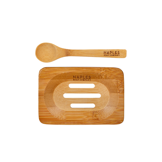 Bamboo Spoon & Soap Caddy