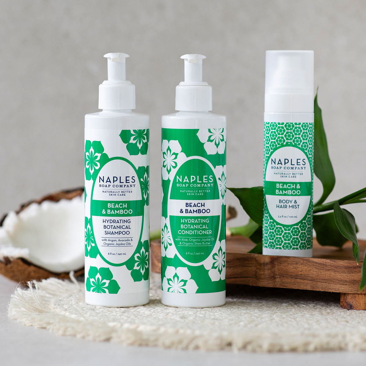 Beach & Bamboo Hydrating Botanical Shampoo – Naples Soap Company