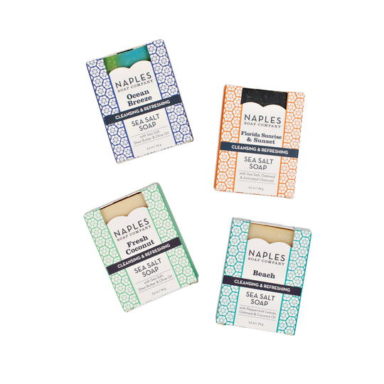 Beach Vibes Sea Salt Soap Stack