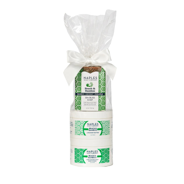 Beach & Bamboo Spa Bliss Trio 3oz – Naples Soap Company