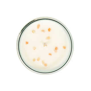 Beach & Bamboo Candle Top View