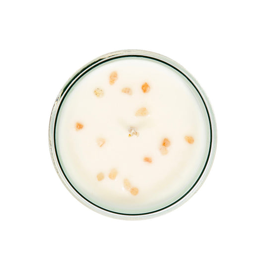 Beach & Bamboo Candle Top View