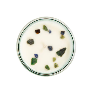 Beach House Hideaway Candle Top with Crystals