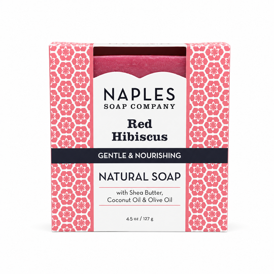 Red Hibiscus Natural Soap