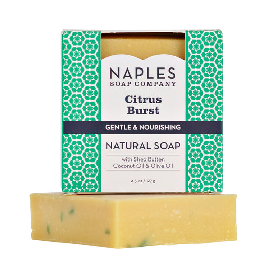 Citrus Burst Natural Soap with box
