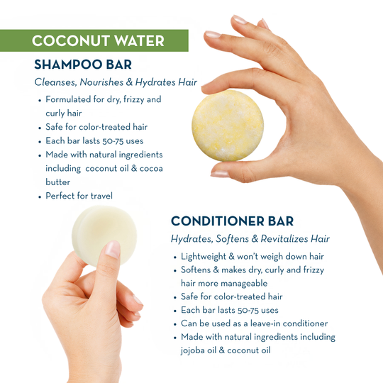 Coconut Water Hair Bar Set Info