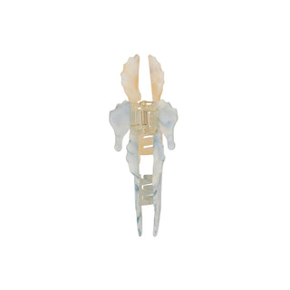 Cream Seahorse Clip Back