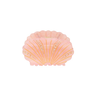 Diamond Clam Clip Pink