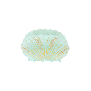 Diamond Shell Clip Light Green Side