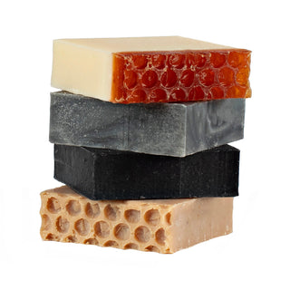 Florida Citrus Soap Stack Bare Bars Stacked