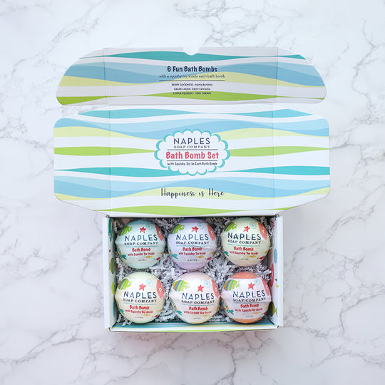 Fizz-N-Fun Kids Bath Bomb Set Box OPen
