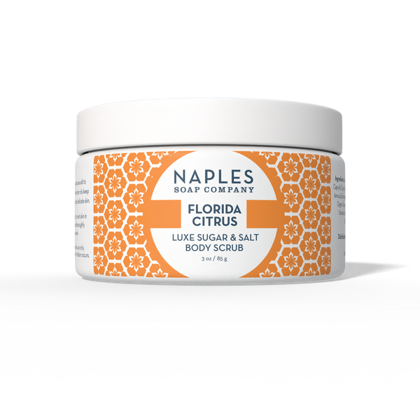 Florida Citrus Luxe Sugar & Salt Body Scrub 3 oz – Naples Soap Company