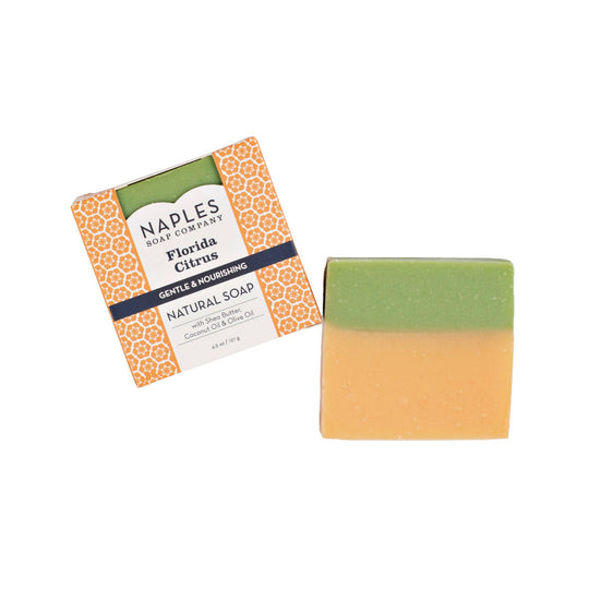 Florida Citrus Natural Soap Boxed and Unboxed