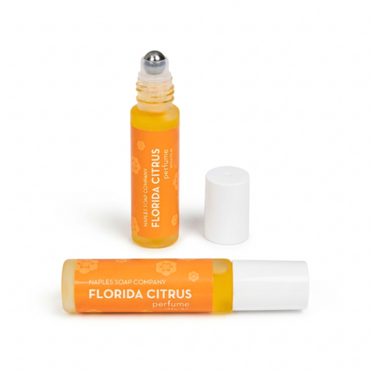 Florida Citrus Roll On Perfume Cap Off