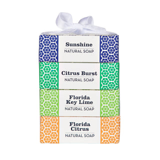 Florida Citrus Soap Stack with Ribbon