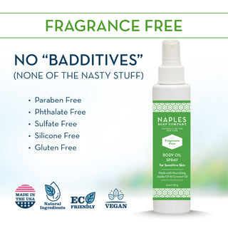 Fragrance Free Body Oil No Badditives