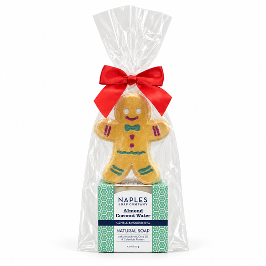 Gingerbread Man Foaming Bath Bliss Set