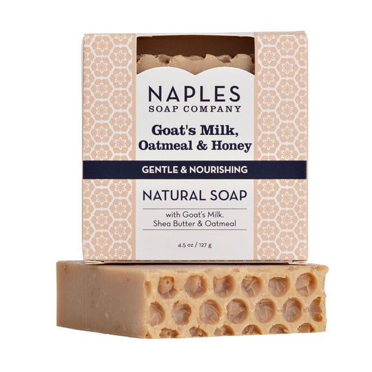 Goats Milk Oatmeal and Honey Natural Soap with Box