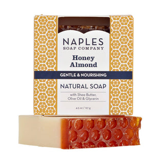Honey Almond Natural Soap with Box
