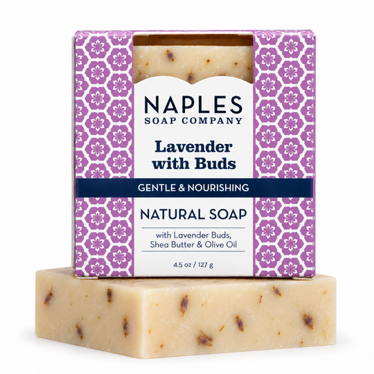 Lavender with Buds Natural Soap Hero