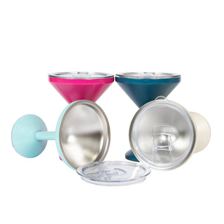 Navy Martini Tropic Tumbler