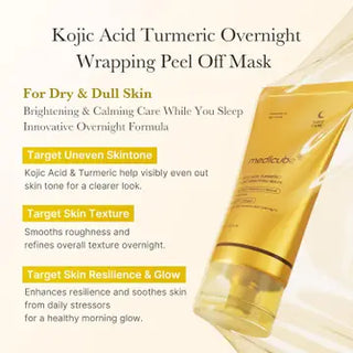 Medicube Kojic Acid Turmeric night wrapping mask skin target