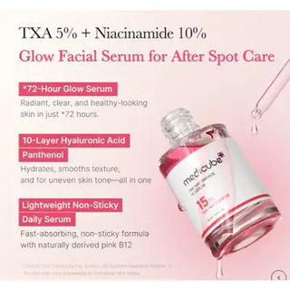 Medicube TXA Niacinamide 15 serum after spot care