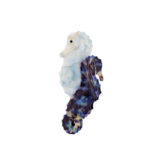 Navy Seahorse Clip Side 1
