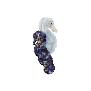 Navy Seahorse Clip Side 2