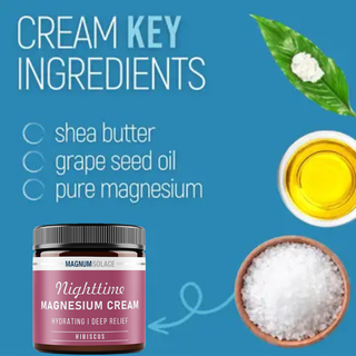 Nighttime Magnesium Cream - Hibiscus Ingredients