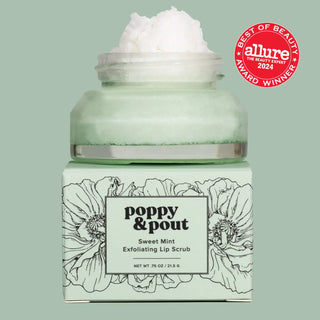 Poppy and Pout Sweet Mint Lip Scrub
