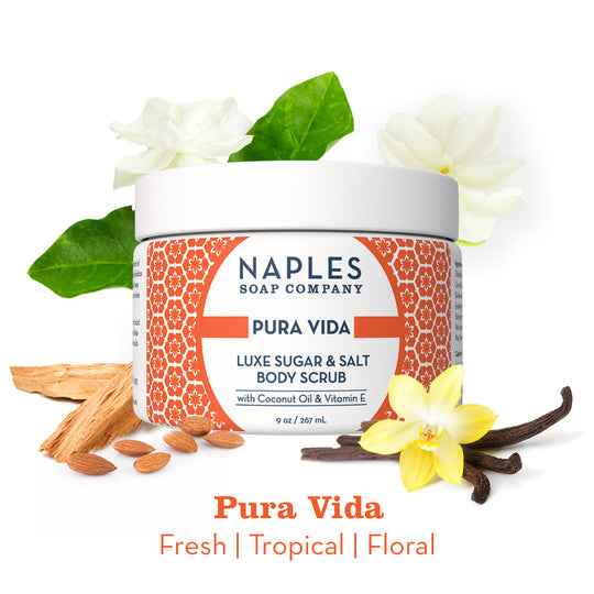 Pura Vida Luxe Body Scrub 9oz Scents