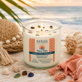 Pura Vida Candle Beach