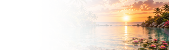 Pure Paradise Desktop Scent Banner