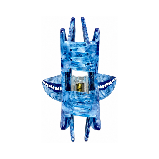 Starfish hair Clip - Blue - Front