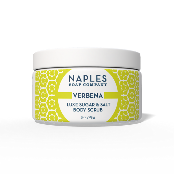 Verbena Luxe Sugar & Salt Body Scrub 3 oz – Naples Soap Company