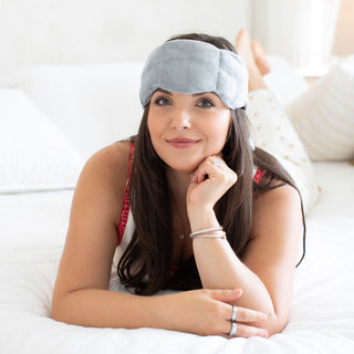 Weighted Sleep Mask Grey 2