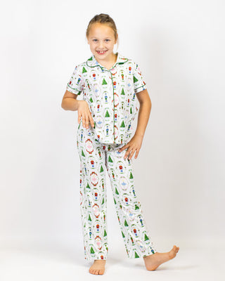 Nutcracker Waltz - Girl's Sleep Pants Set - L