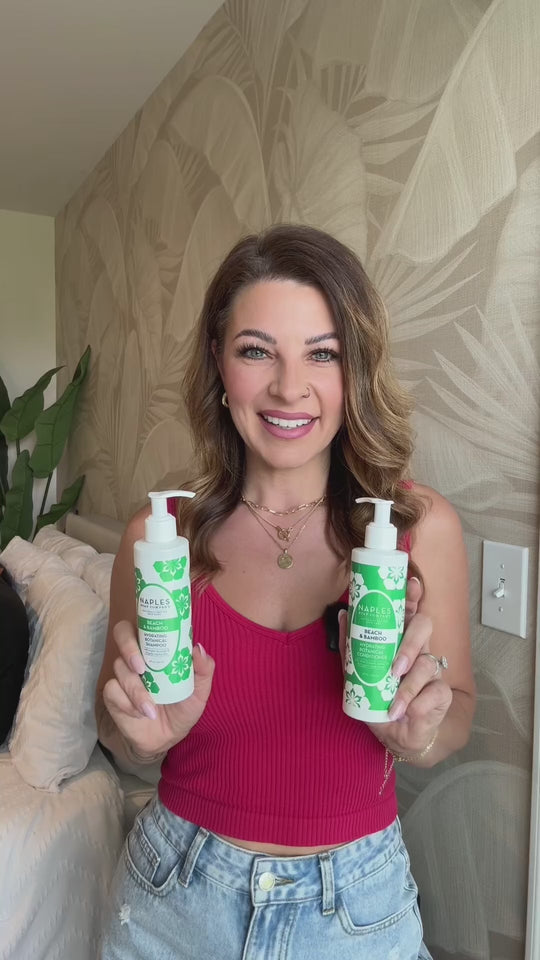 Beach & Bamboo Shampoo and Conditioner Testimonial