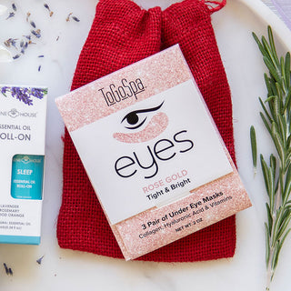 Rose Gold ToGoSpa Gel Eye Mask - 3 pack